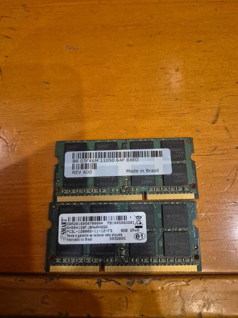 Memória ddr3 8gb SMART  notebook 