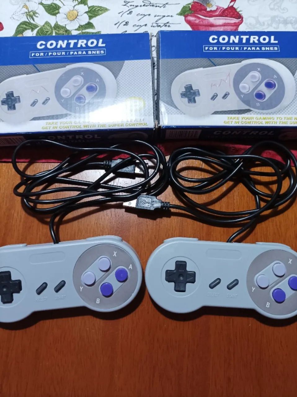2 Joystick Super Nintendo USB Novíssimo