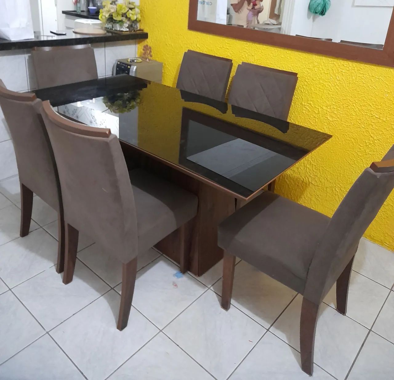 Mesa de jantar 6 cadeiras  - Foto 2