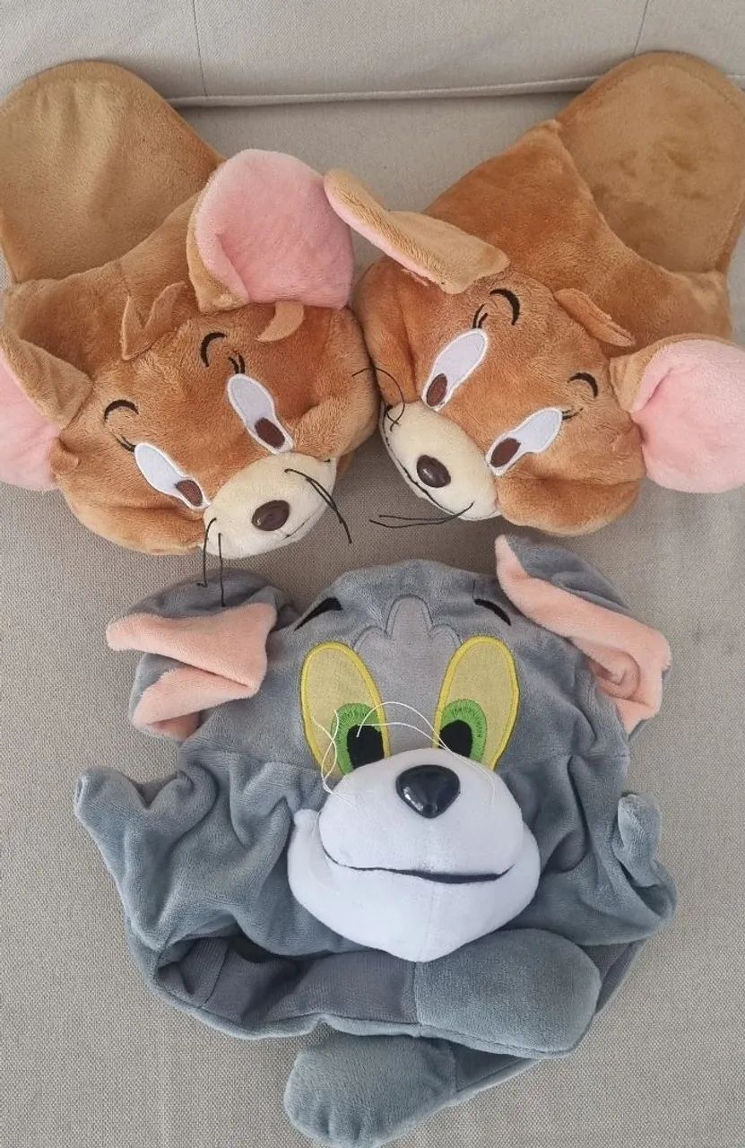 Pantufa e gorro Tom & Jerry
