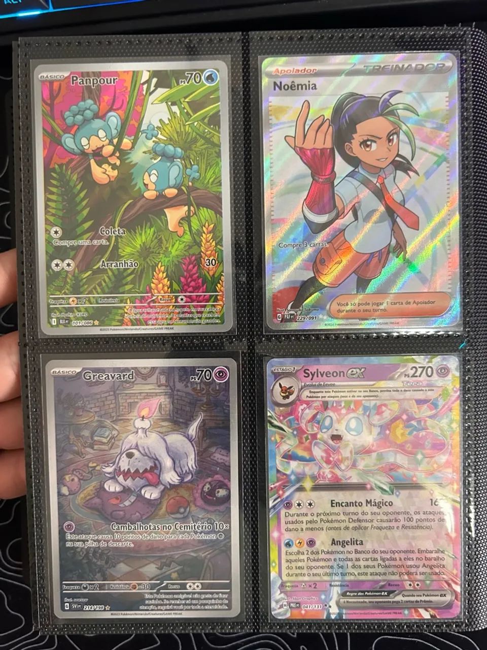 Coleção Carta Pokemon com ultra raras 