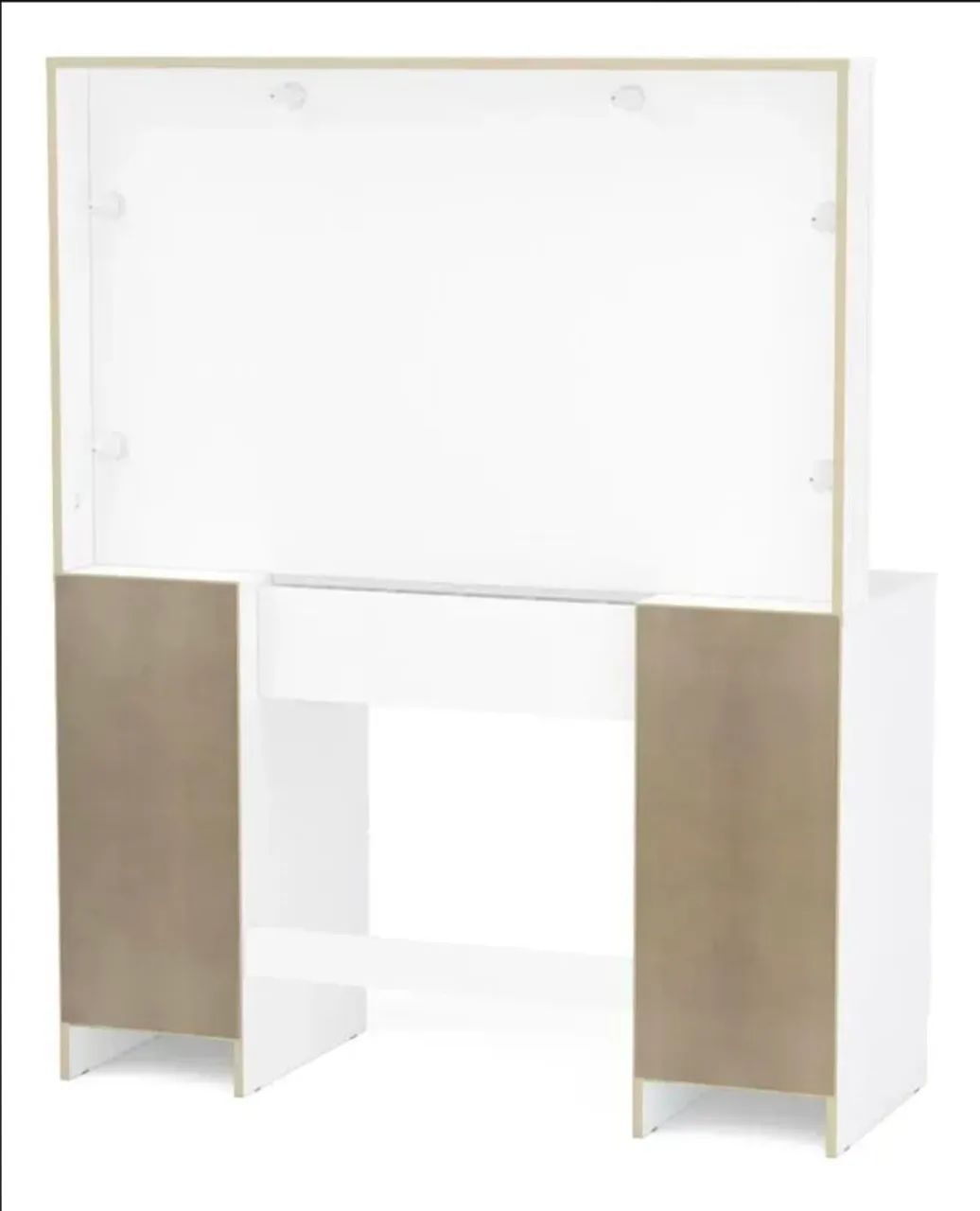 PENTEADEIRA CAMARIM BRANCA COM ESPELHO E ILUMINAÇÃO - 120 CM - Foto 5