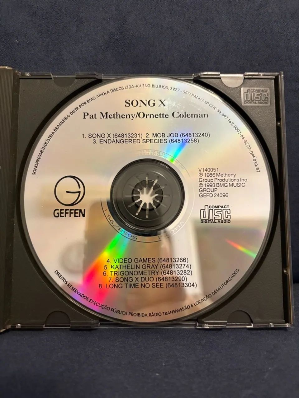 CD Pat Metheny & Ornette Coleman - Song X - Foto 3
