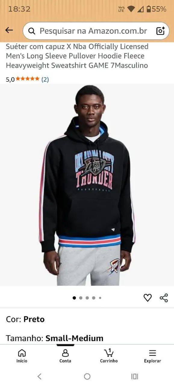 Moletons NBA Oficiais Importado  - Foto 3