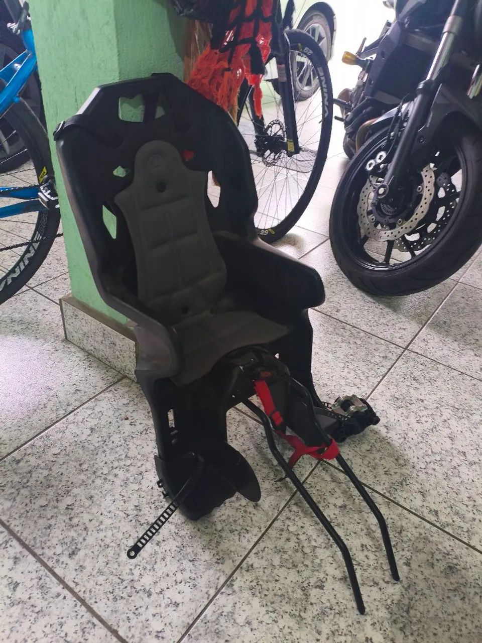 Cadeira traseira infantil para bike - Foto 3