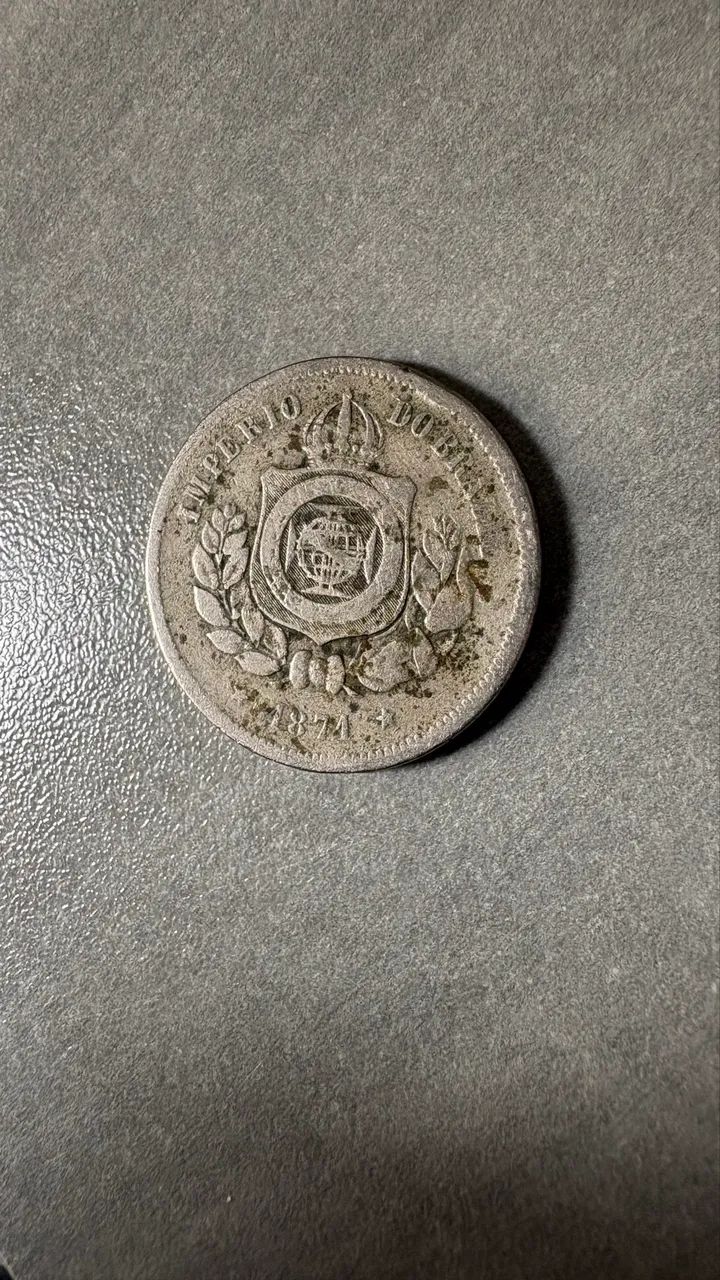Moeda Antiga 1871  - Foto 2