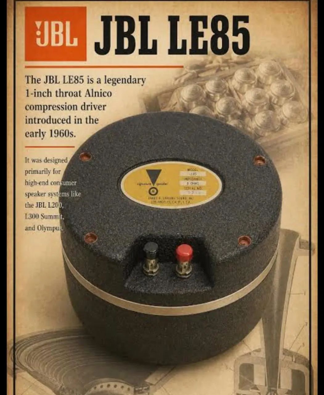 Driver JBL LE 85 com Horn h91 - Foto 4