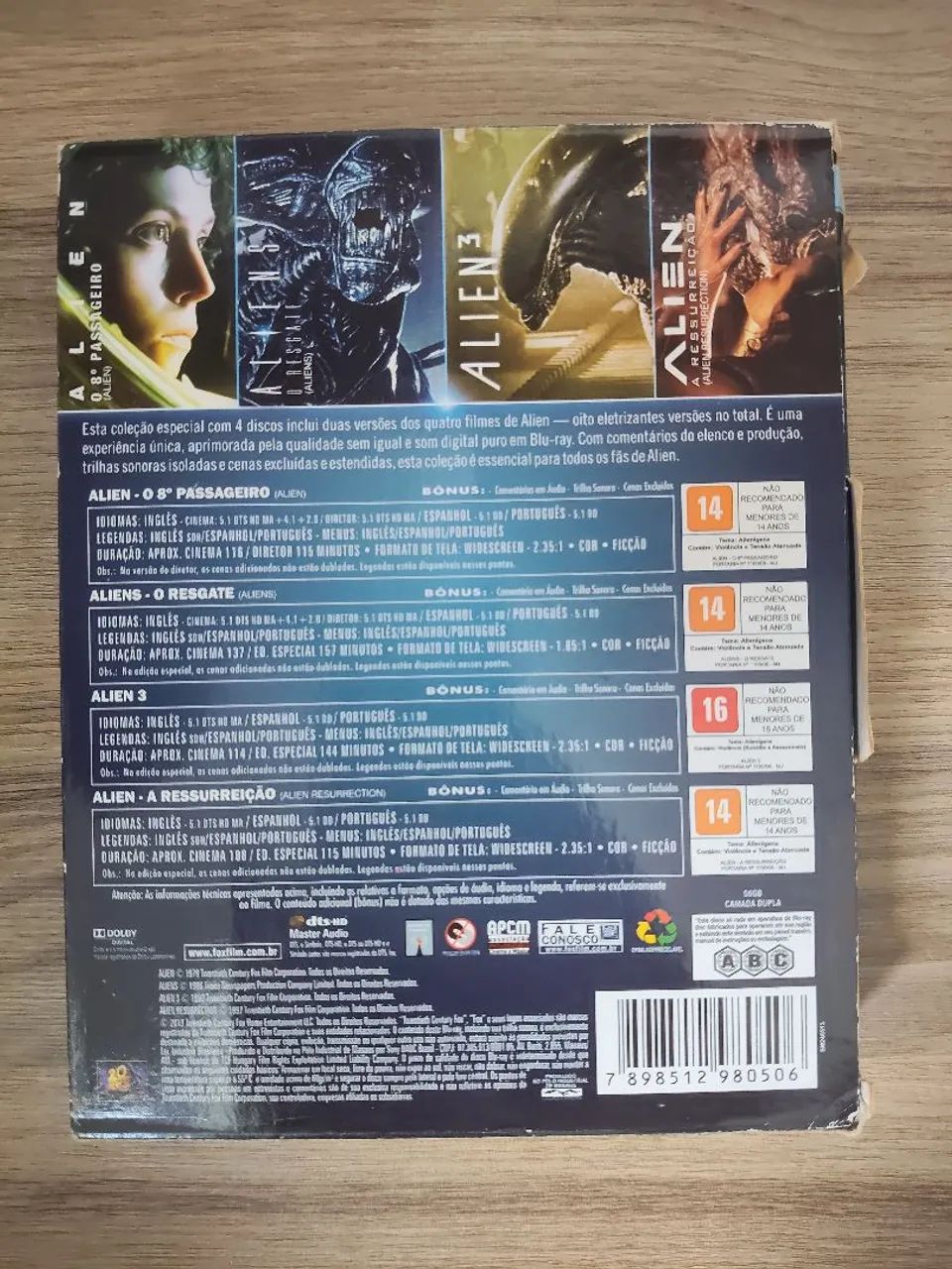 Blu-ray Alien Quadrilogia - Foto 2