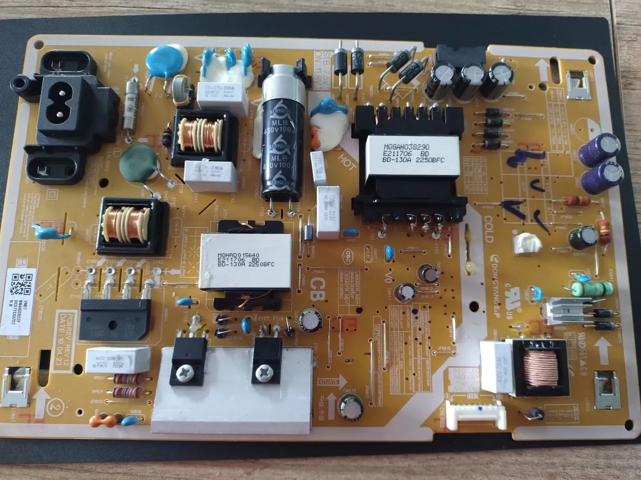 Placa Fonte TV Samsung Original BN44-00856F - Funcionando