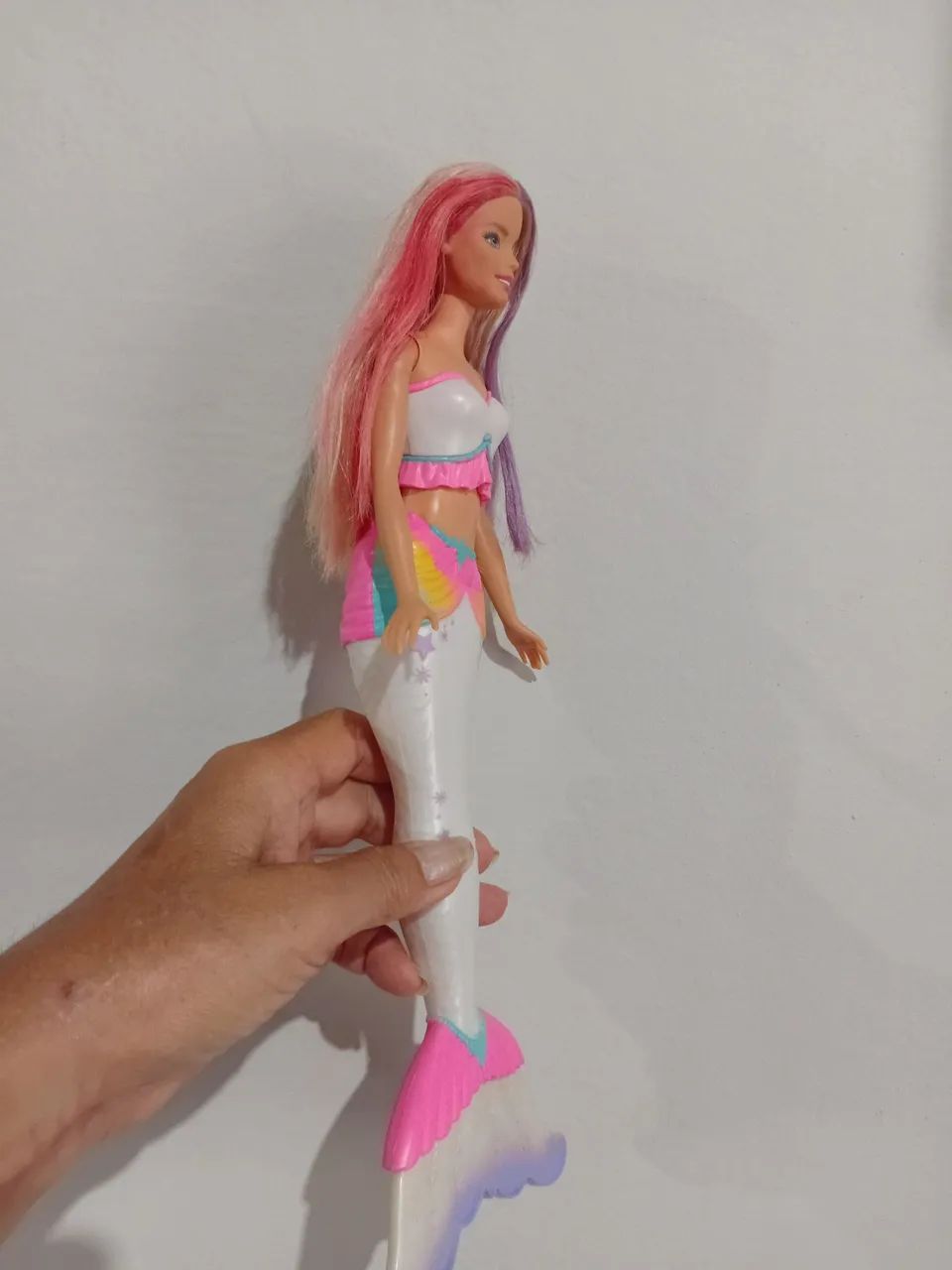Boneca barbie sereia usada  - Foto 4