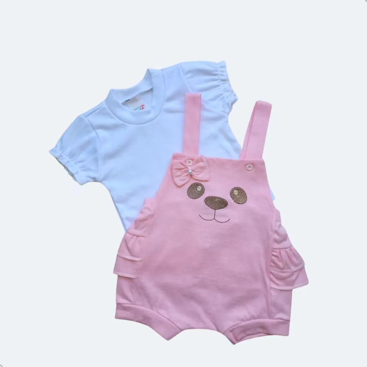 Romper bebê menina conjunto 02 peças  - Foto 3