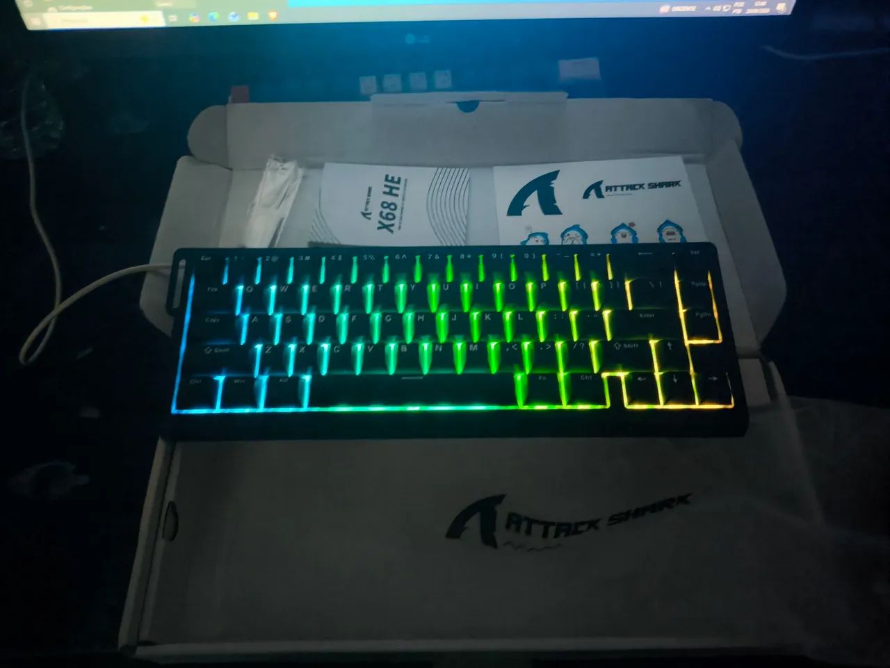Teclado Magnético Attack Shark X68 HE  - Foto 2