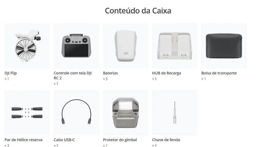 Drone DJI Flip fly more combo ( Com tela) - Foto 2