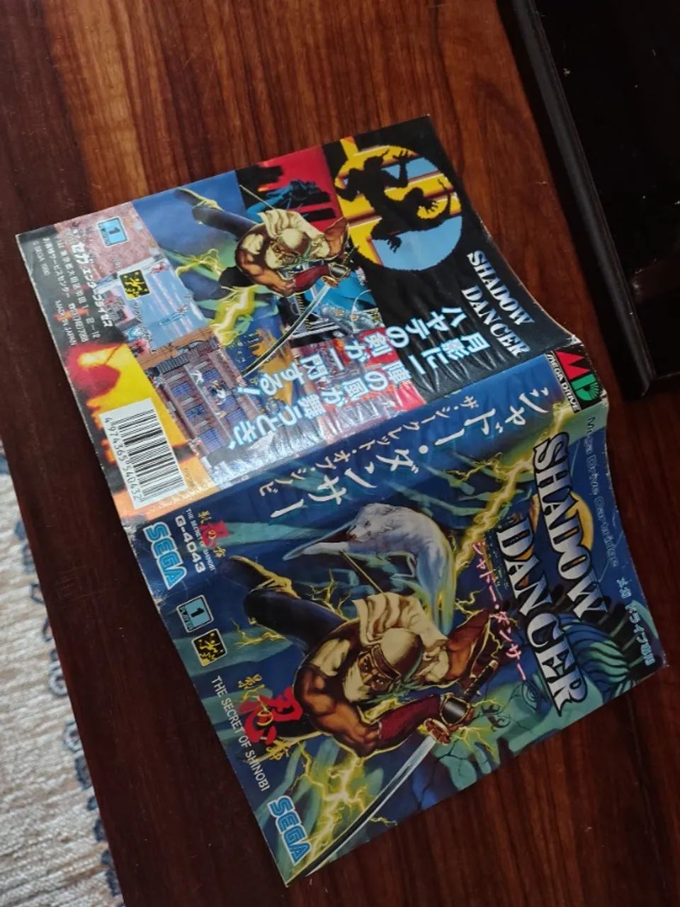 Encarte Original Shadow Dancer Mega Drive  - Foto 2