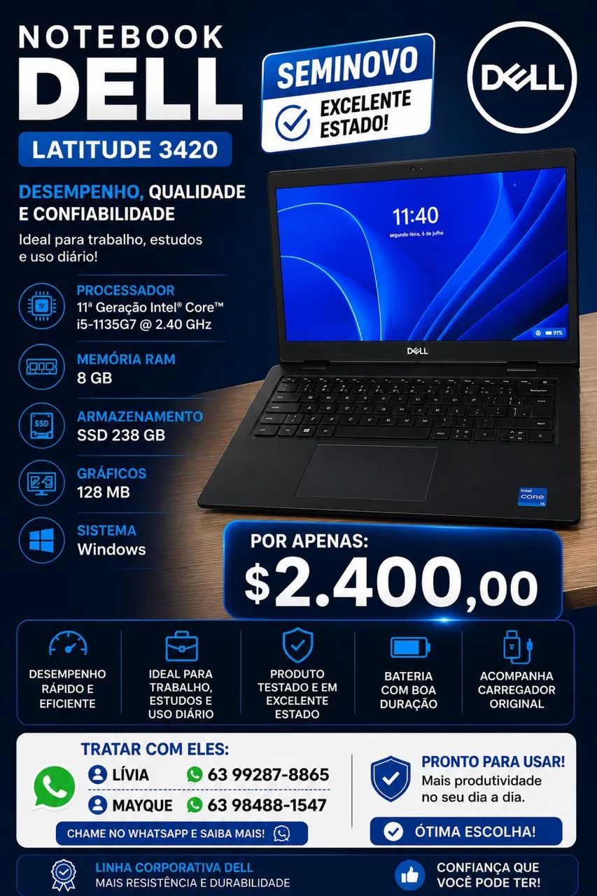 Notebook Dell Core i5