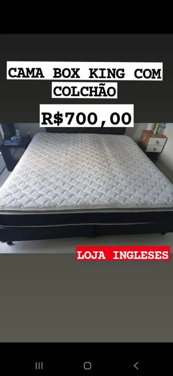 Cama box king 