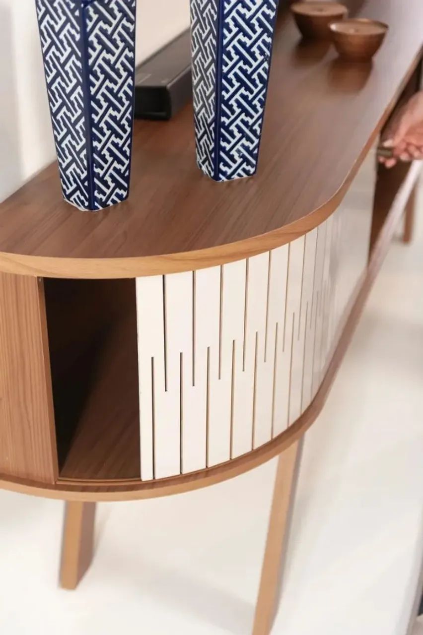 ? RACK RETRÔ EM PROMOÇÃO - ESTILO ELEGANTE PARA SUA SALA - Foto 2