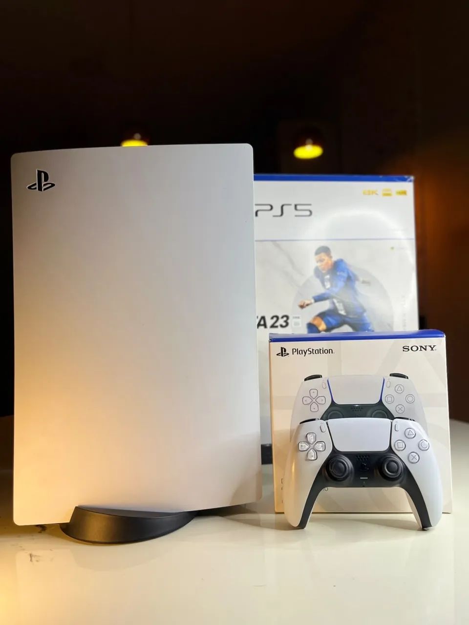 PS5 Fat com leitor + controle original