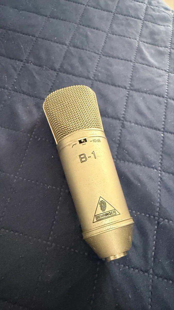 Microfone Behringer B1 Condensador Cor Prata (usado) - Foto 4