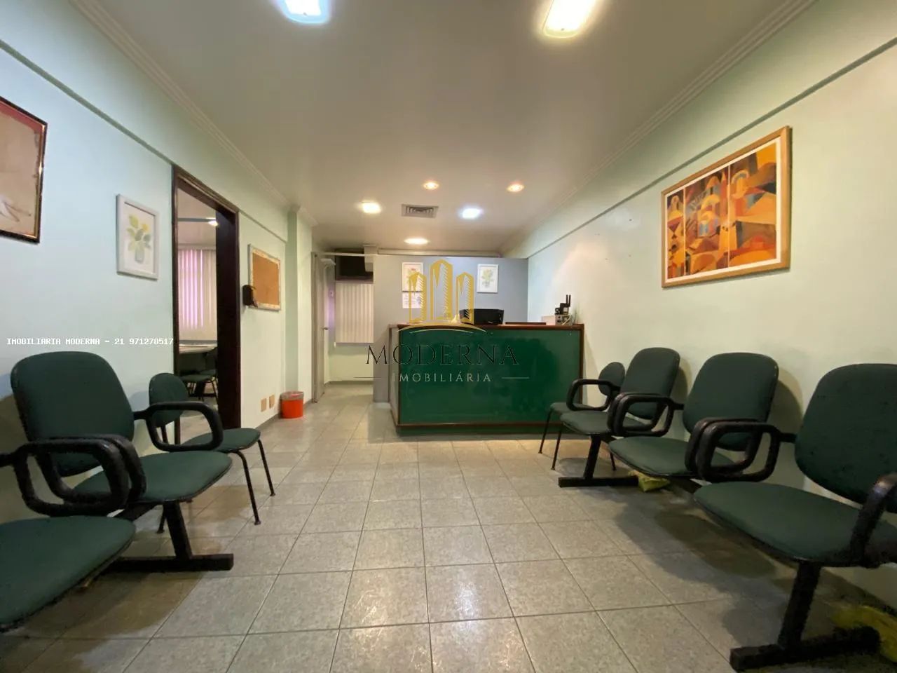 Sala Comercial para Locação em Nova Iguaçu, Centro, 2 banheiros - Foto 2