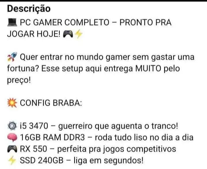 VENDO PC GAMER