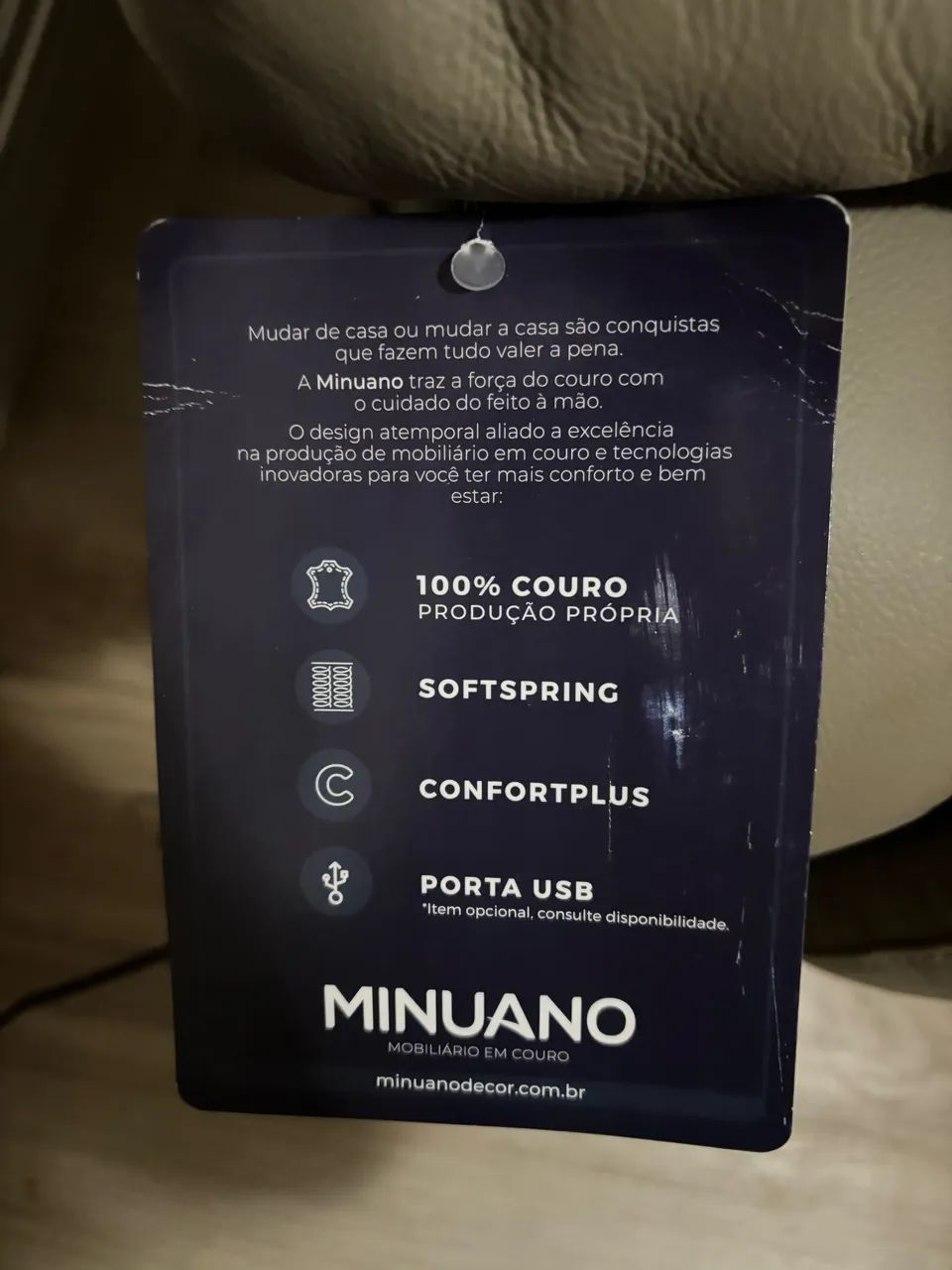 Poltrona do Papai Minuano - 100% Couro Legítimo - Oportunidade! - Foto 3
