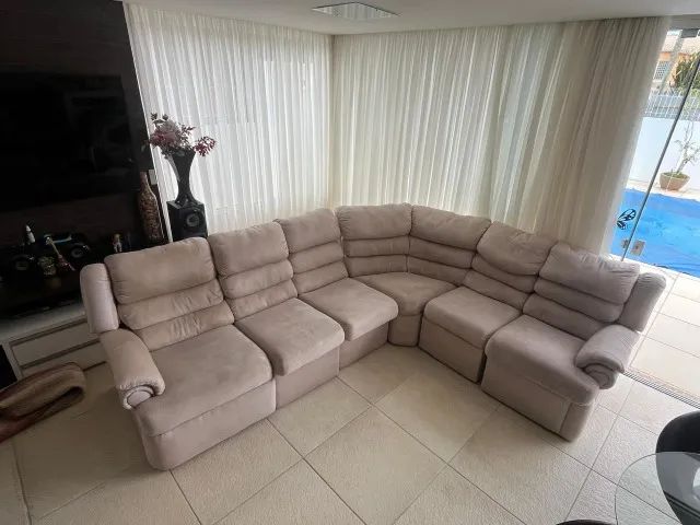 Sofá de Canto em L - 4,20 m - Confortável e Reclinável - Foto 4
