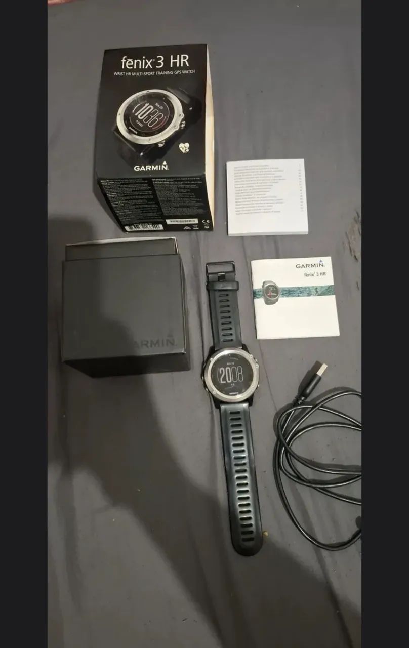 Relógio Garmin Fênix 3 HR - Foto 4