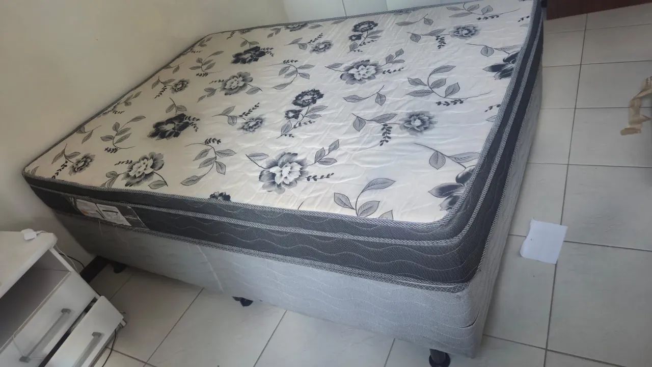 Cama box casal reconflex
