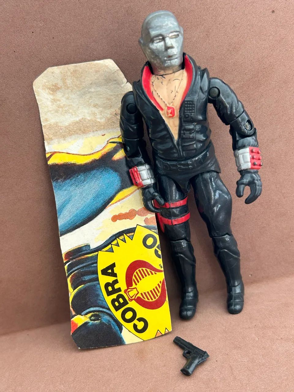 Boneco Gijoe Comandos em ação anos 80 Cobra Contrabando de armas - Foto 2