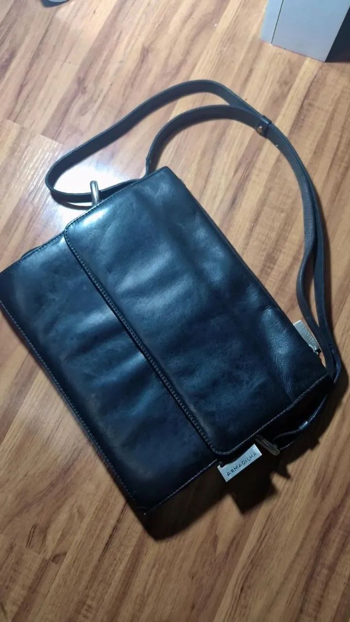 Bolsa vintage couro armadilha