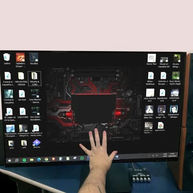 monitor gamer profissional Ultrafina 27 polegadas Full Hd ips HDMI tela anti reflexo