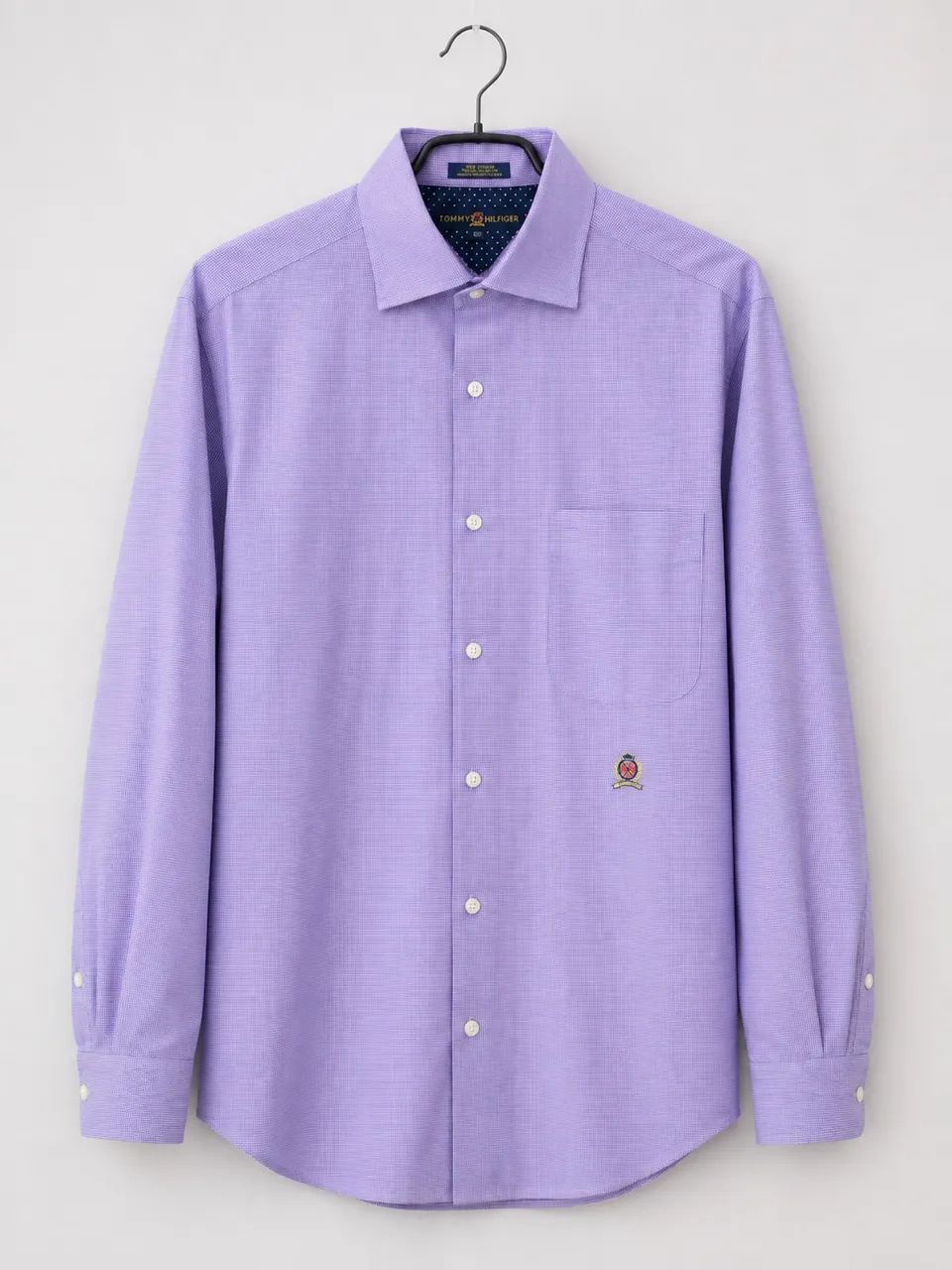 Camisa Tommy Hilfiger Vintage 100% Algodão Lilás - Tam. M