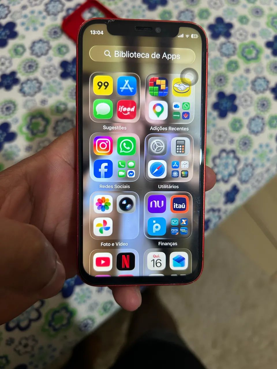 IPHONE 12 MINI 64 GIGAS SEM FACE ID APARELHO COM POUCAS MARCAS DE