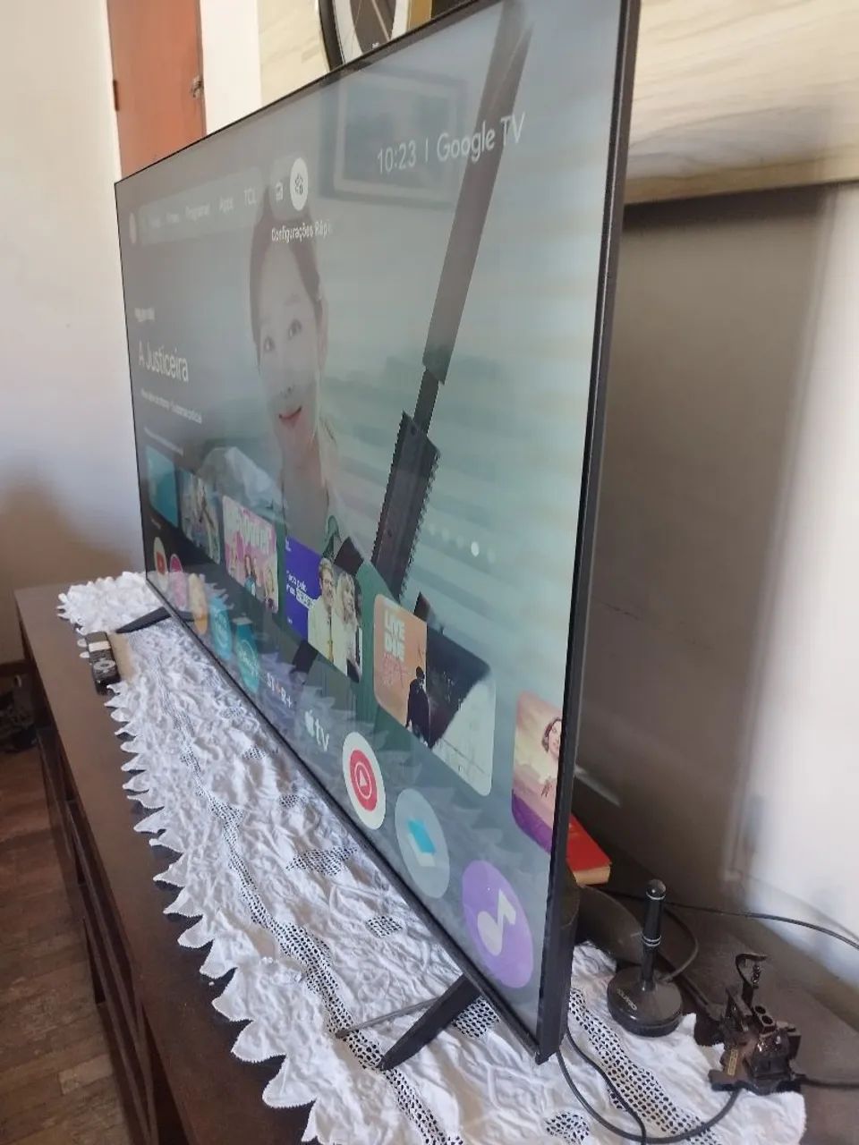 TV Smart TCL LED 4k 55polegadas semi nova por apenas 1300 - Foto 3