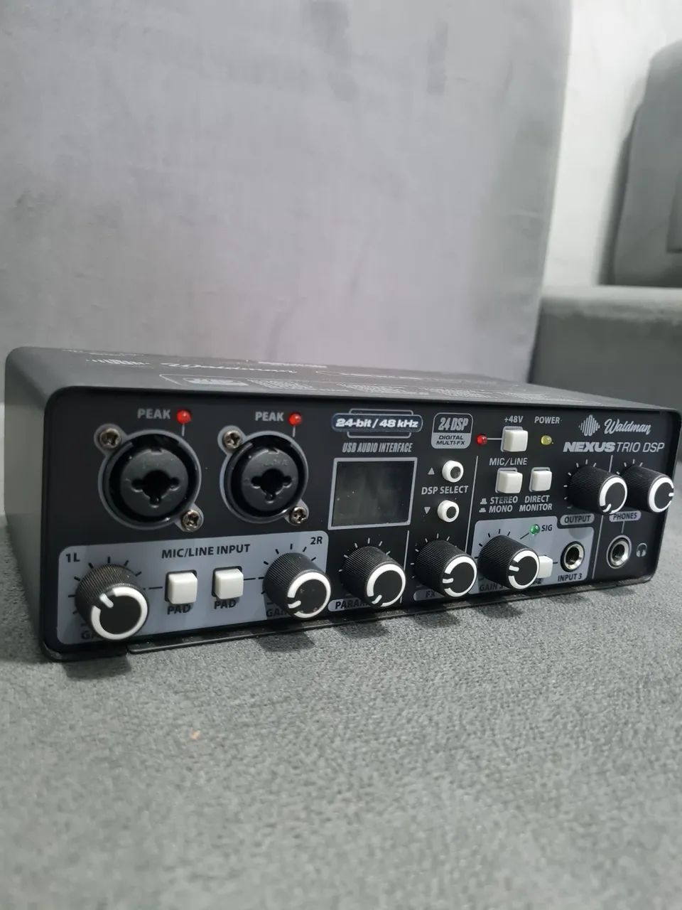 Interface de Áudio Waldman Nexus Trio DSP