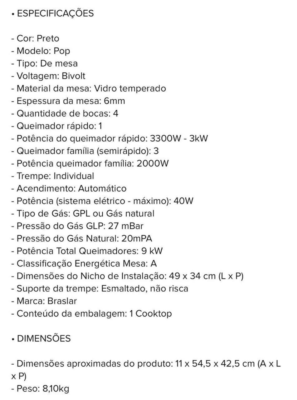 Cooktop novo  - Foto 4
