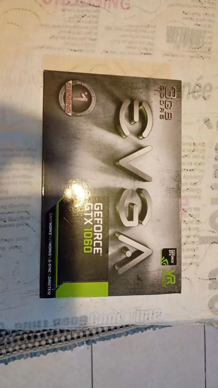 Gtx 1060 3gb EVGA-Placa de video PC com caixa - Foto 4
