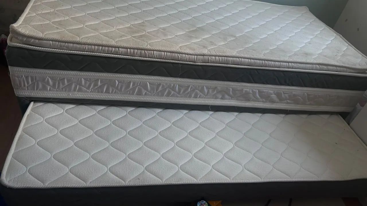 Cama solteiro 88x188 com cama auxiliar  - Foto 2