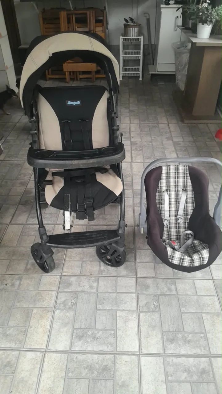 Vendo kit carrinho + bebe conforto - Foto 3