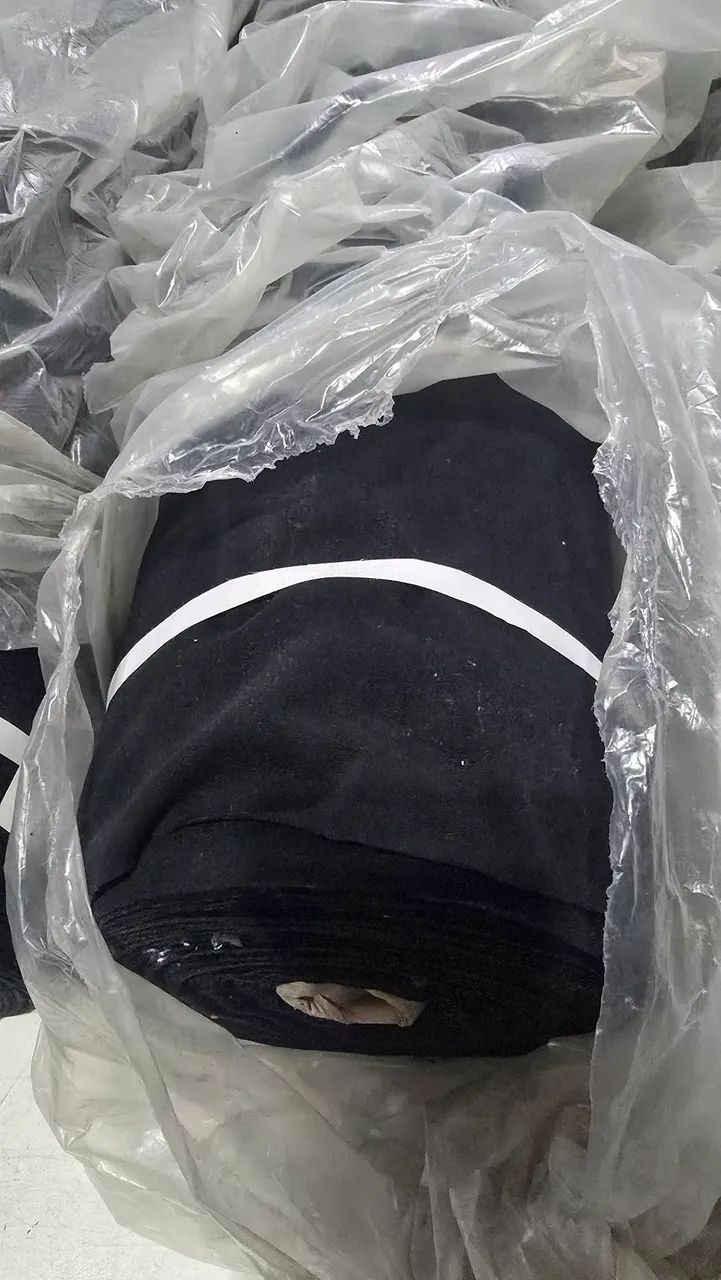 Tecido suplex preto 250 gramatura 94% poliester e 6% elastano - Foto 2