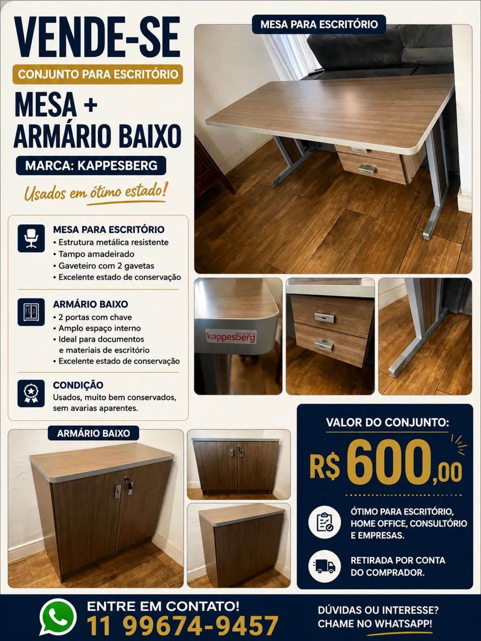Móveis para escritório ou home office - Foto 2