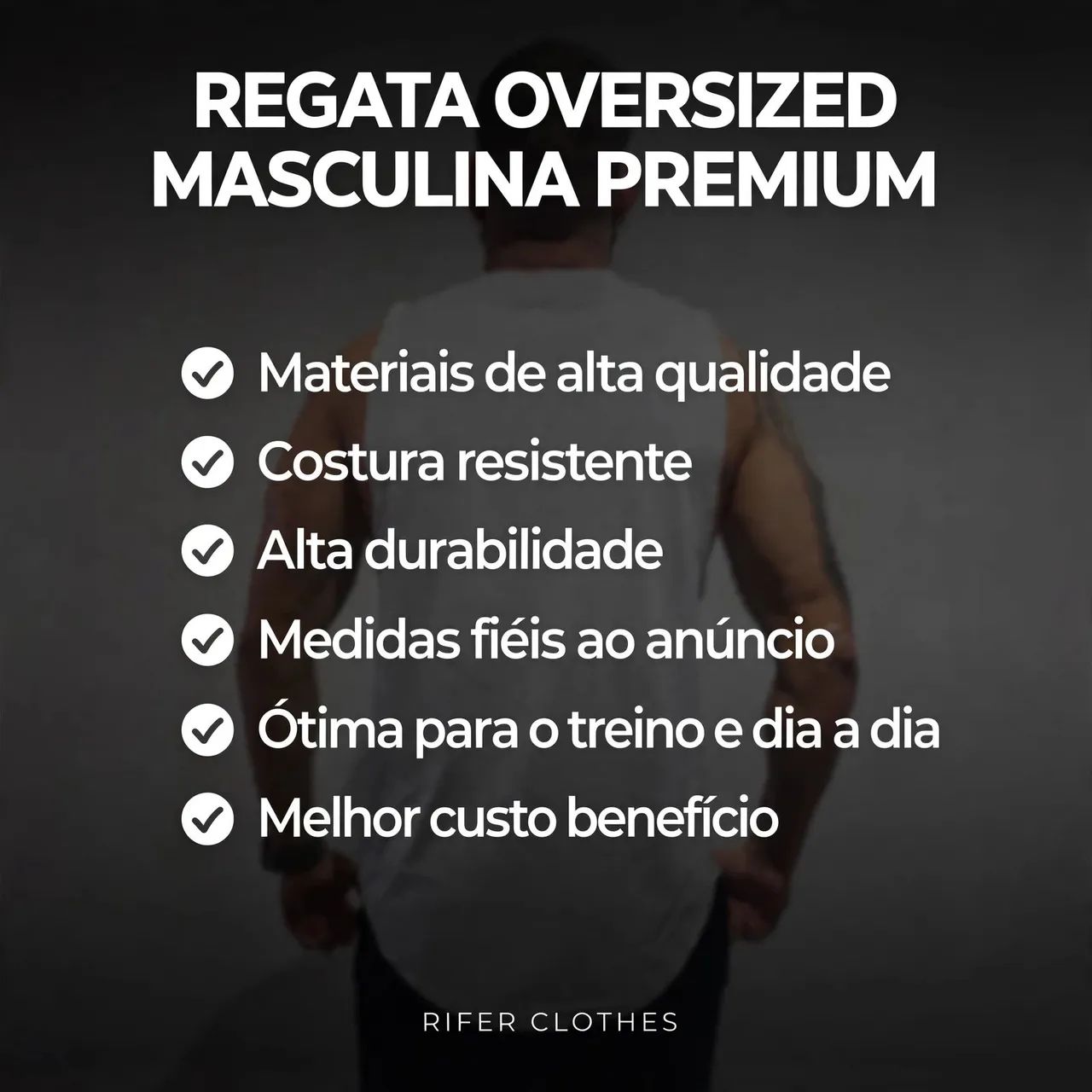 Camiseta Regata Oversized Long Premium - Foto 5