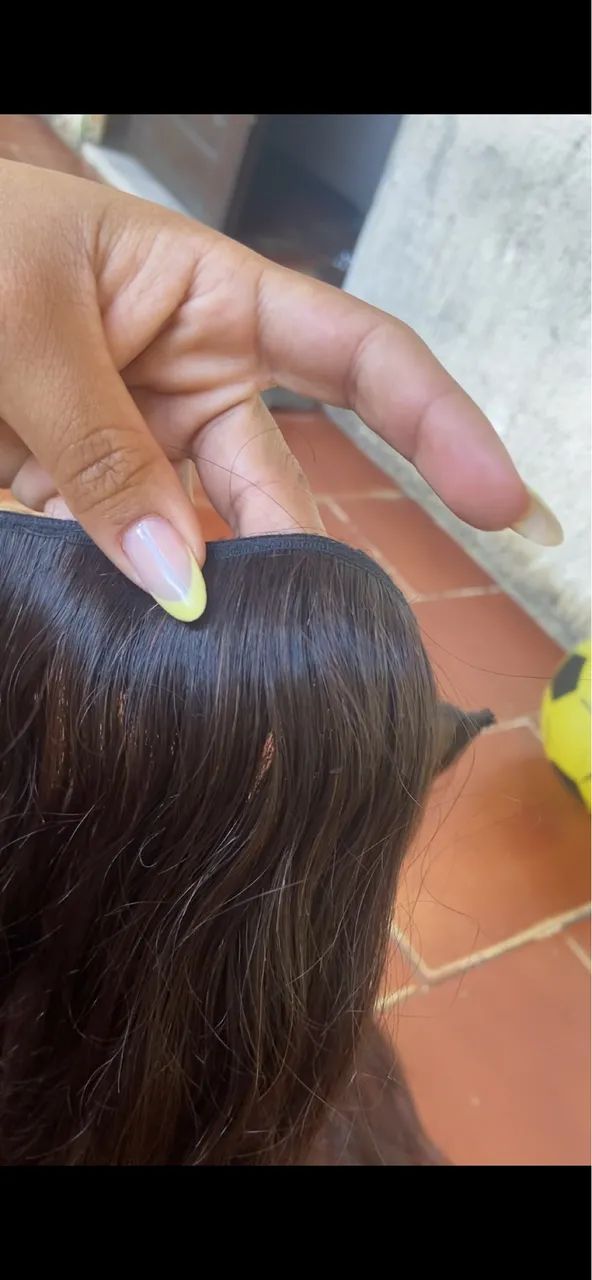 Cabelo humano 3 telas  - Foto 3
