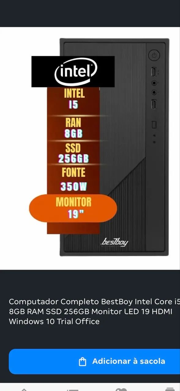 COMPUTADOR NOVO