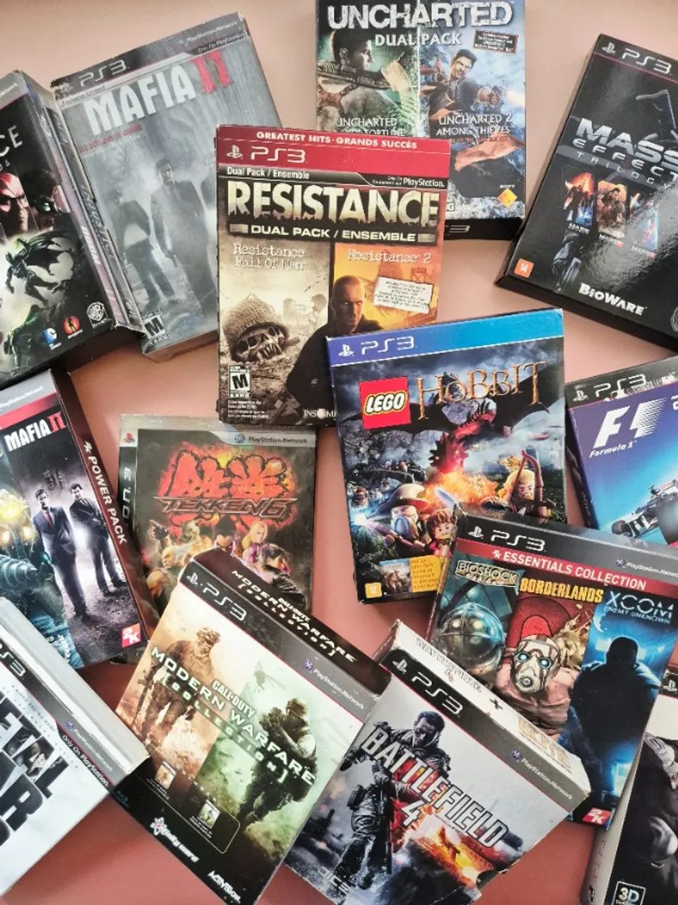 Estoque com diversos jogos mídia física de PS3 - Jogos de Vídeo