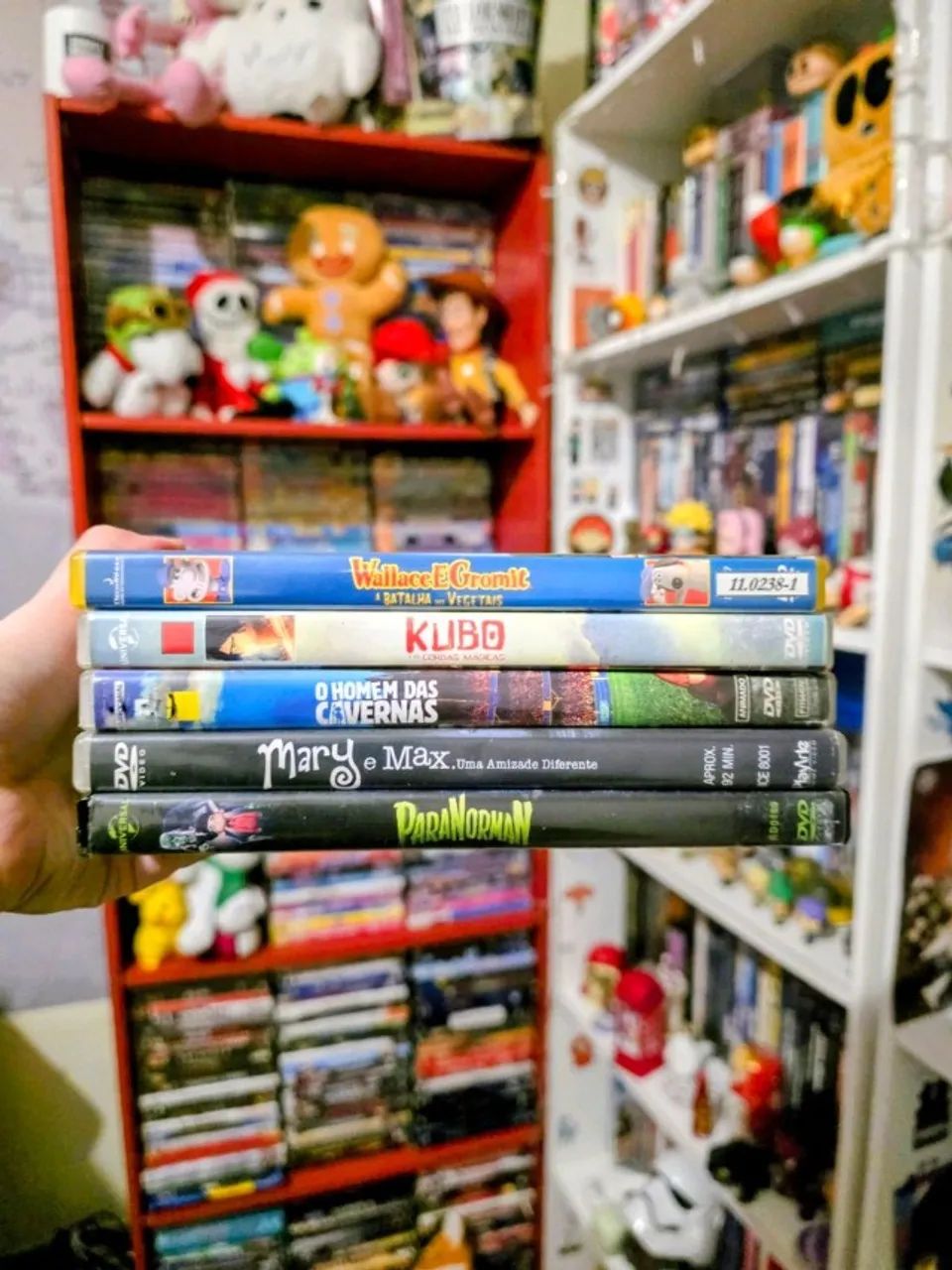 Lote DVD filmes stop-motion - 5 filmes