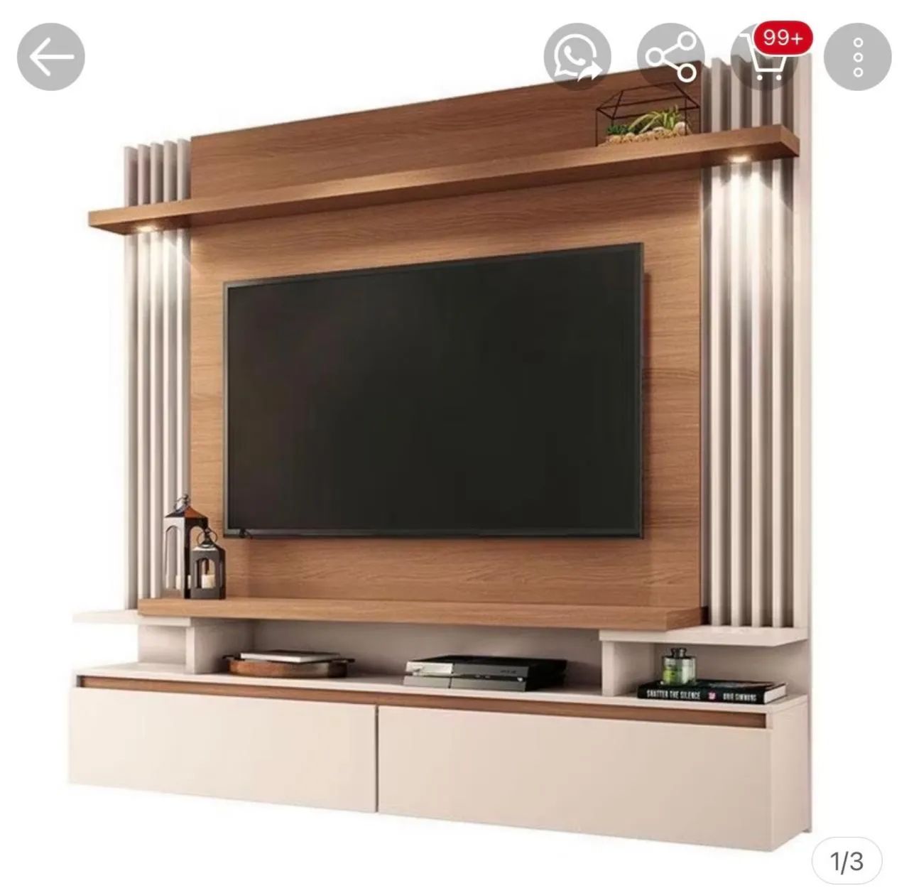 Painel suspenso com led 