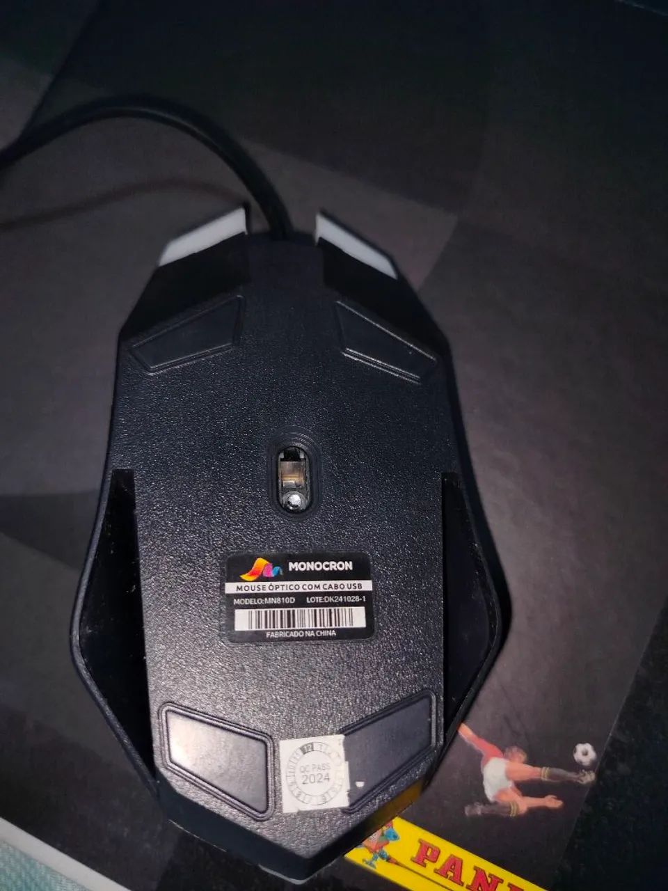 Mouse Gamer Monocron MN810D USB Preto - Foto 4