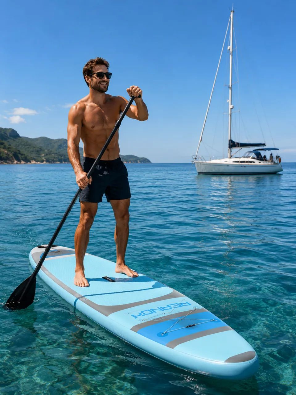 Prancha inflável de stand up paddle - Foto 2